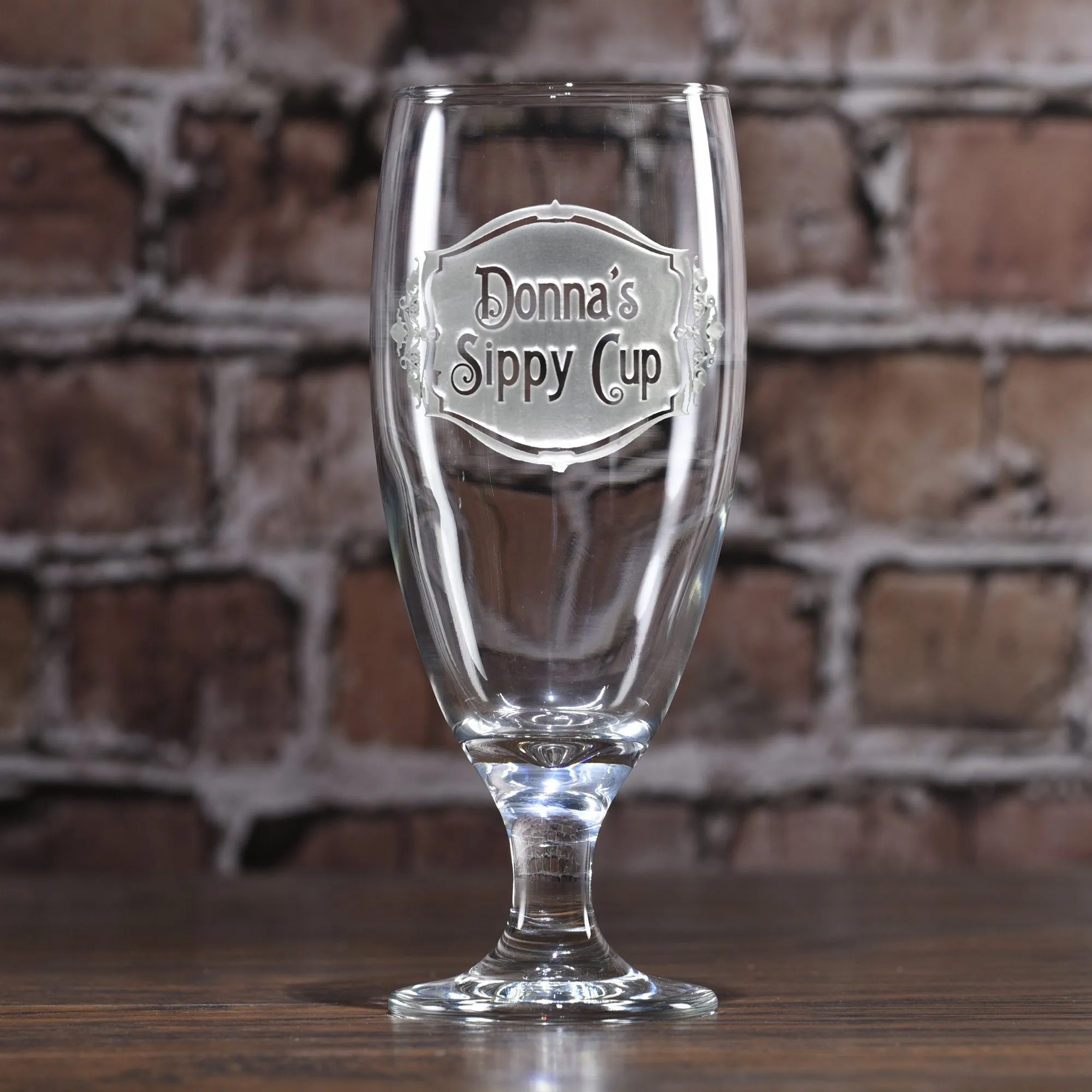 Engraved Personalized Sippy Cup Goblet