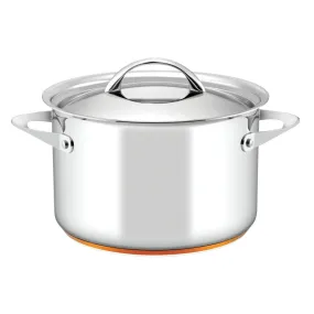 Essteele Per Vita Copper Base Stainless Steel Induction Covered Stockpot 24cm (7.1L)