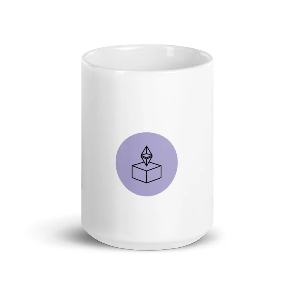 Ethereum White Glossy Mug