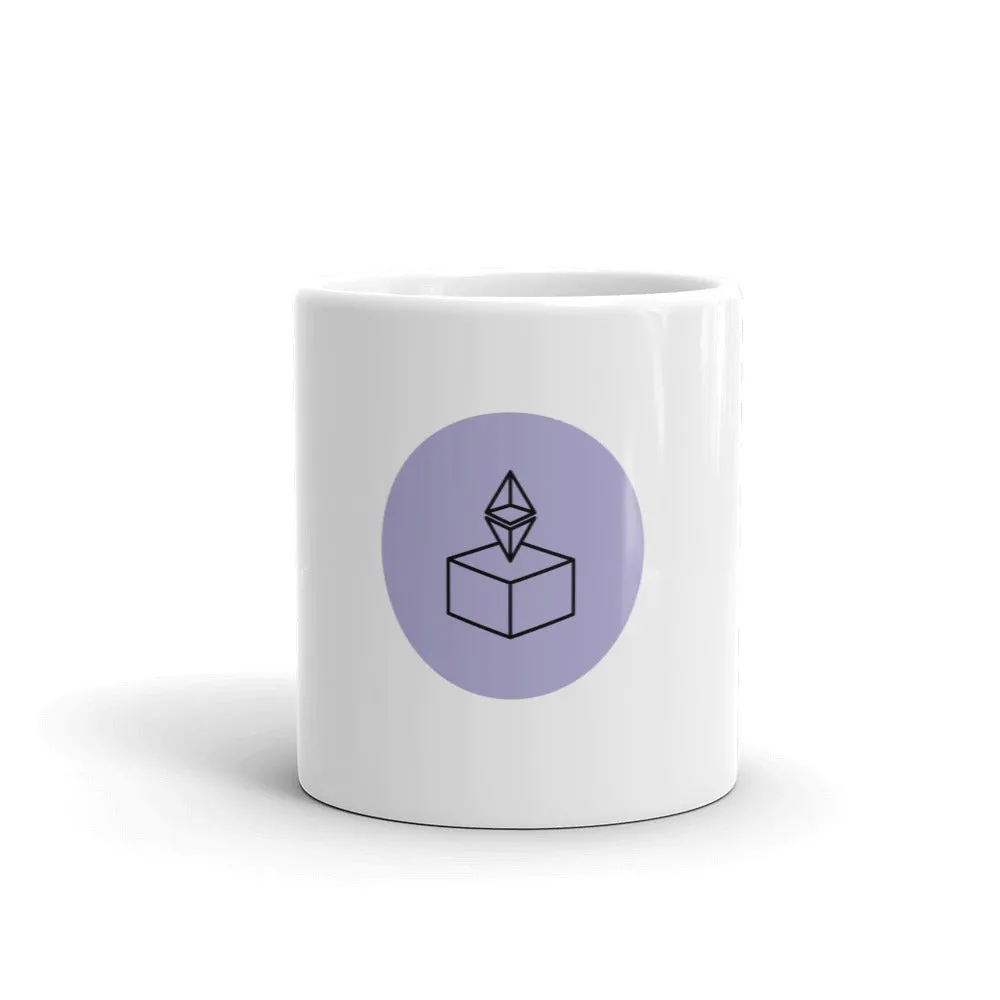 Ethereum White Glossy Mug