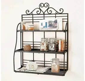 Exclusive 3-Tier Fold-able Shelf Rack Kitchen/Bathroom Counter top