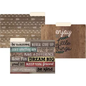 Farmhouse Chic File Folders