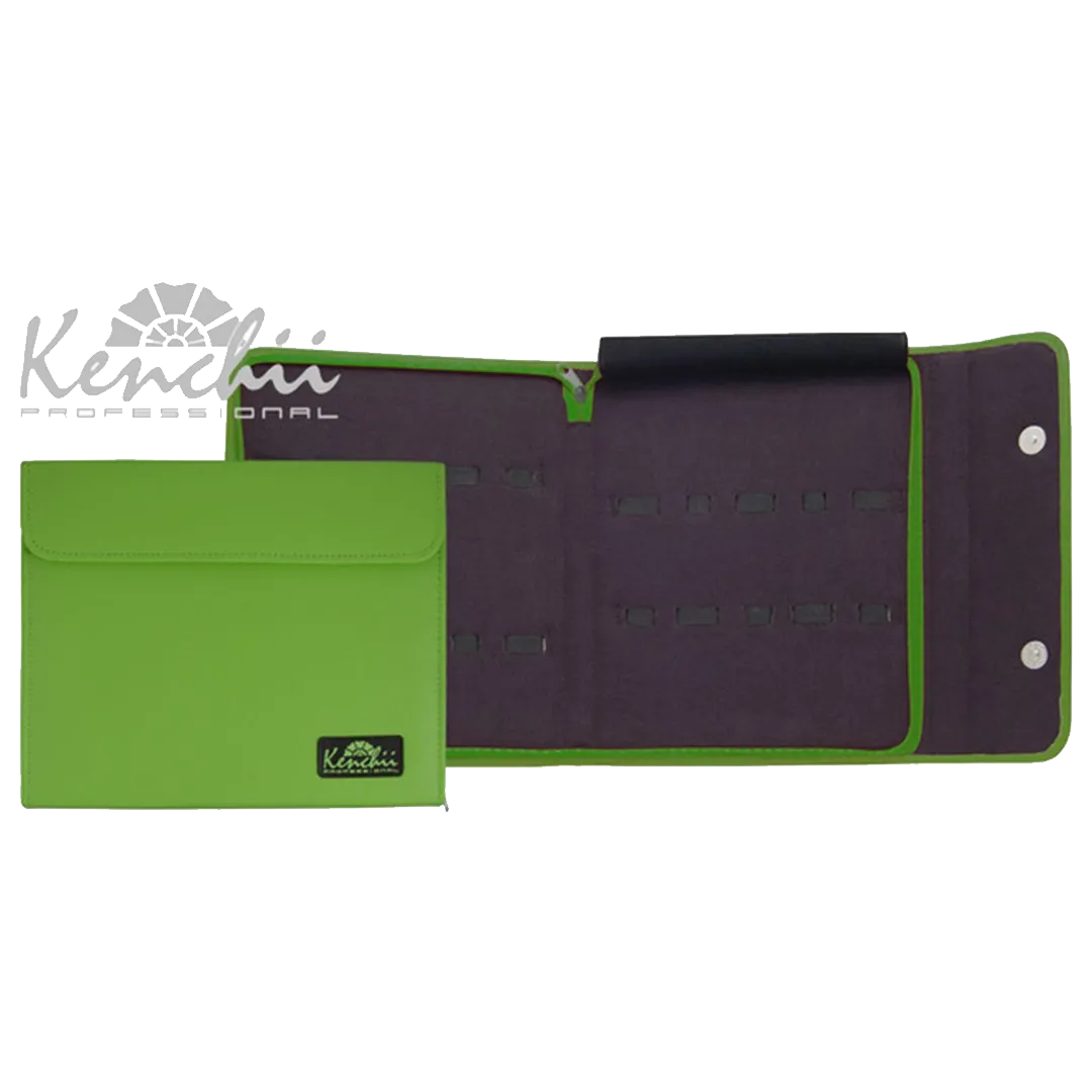 Faux Leather 10-Shear Case Green by Kenchii