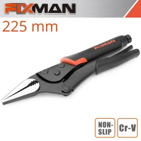 FIXMAN FIXMAN  LONG NOSE LOCK GRIP PLIERS 9'/225MM FIX A1402