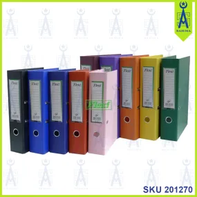 FLEXI 3'' ARCH FILE FX-75F ASST  COLOUR