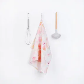 Floral Linen Kitchen Towel