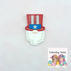 Fourth of July Gnome Feltie Design