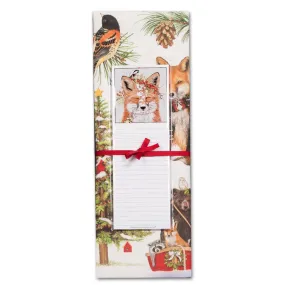 Fox & Woodland Animals Notepad Towel Set