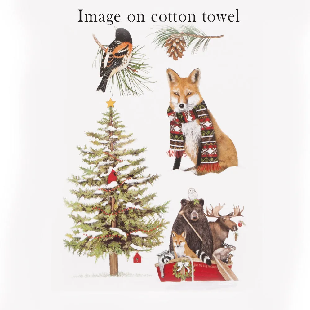 Fox & Woodland Animals Notepad Towel Set