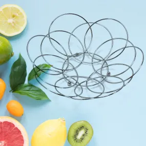 Fruit Storage Bowl Steel 39cm For Kitchen & Home Use