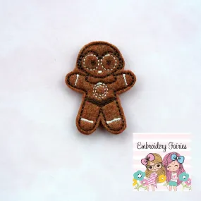 Gingerbread C3 Feltie File - Feltie Design - Christmas Feltie - Machine Embroidery Design - Feltie Designs - Feltie Pattern - Feltie File