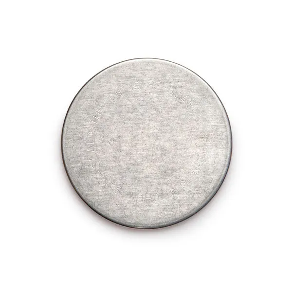 Glass Lid, Stainless Steel #964<br>(2 5/16" Outer Diameter)</br>