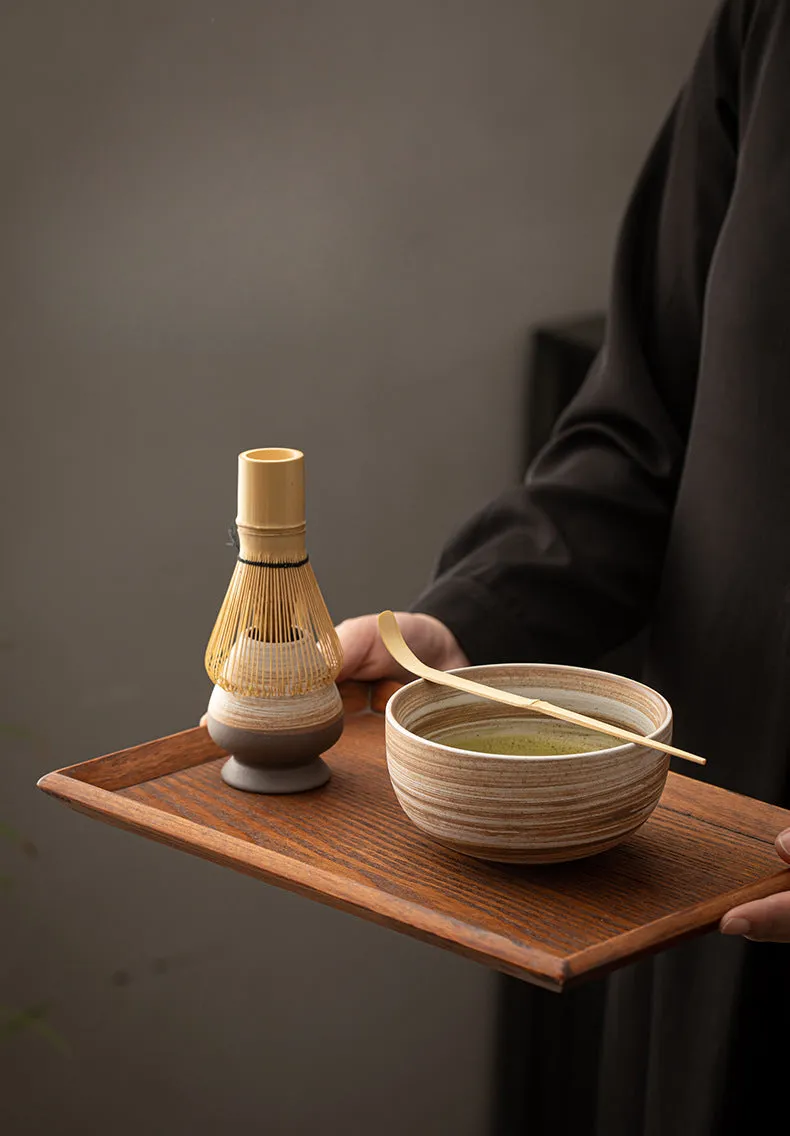 Gohobi Classic Ceramic Bowel Matcha Set