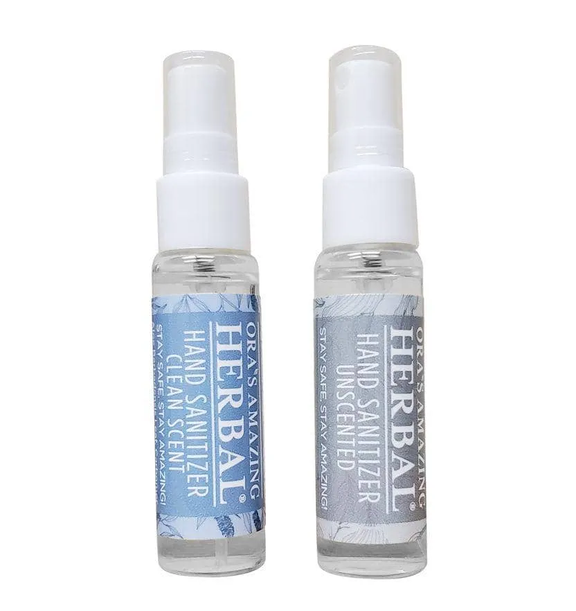 Hand Sanitizer, Liquid, Glass Travel Bottle