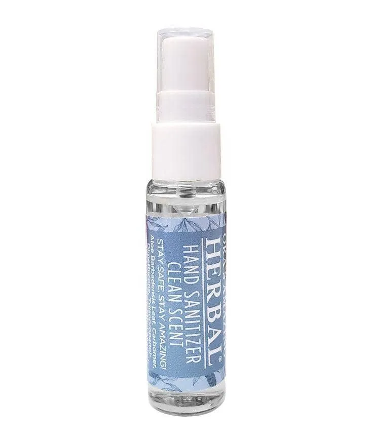 Hand Sanitizer, Liquid, Glass Travel Bottle