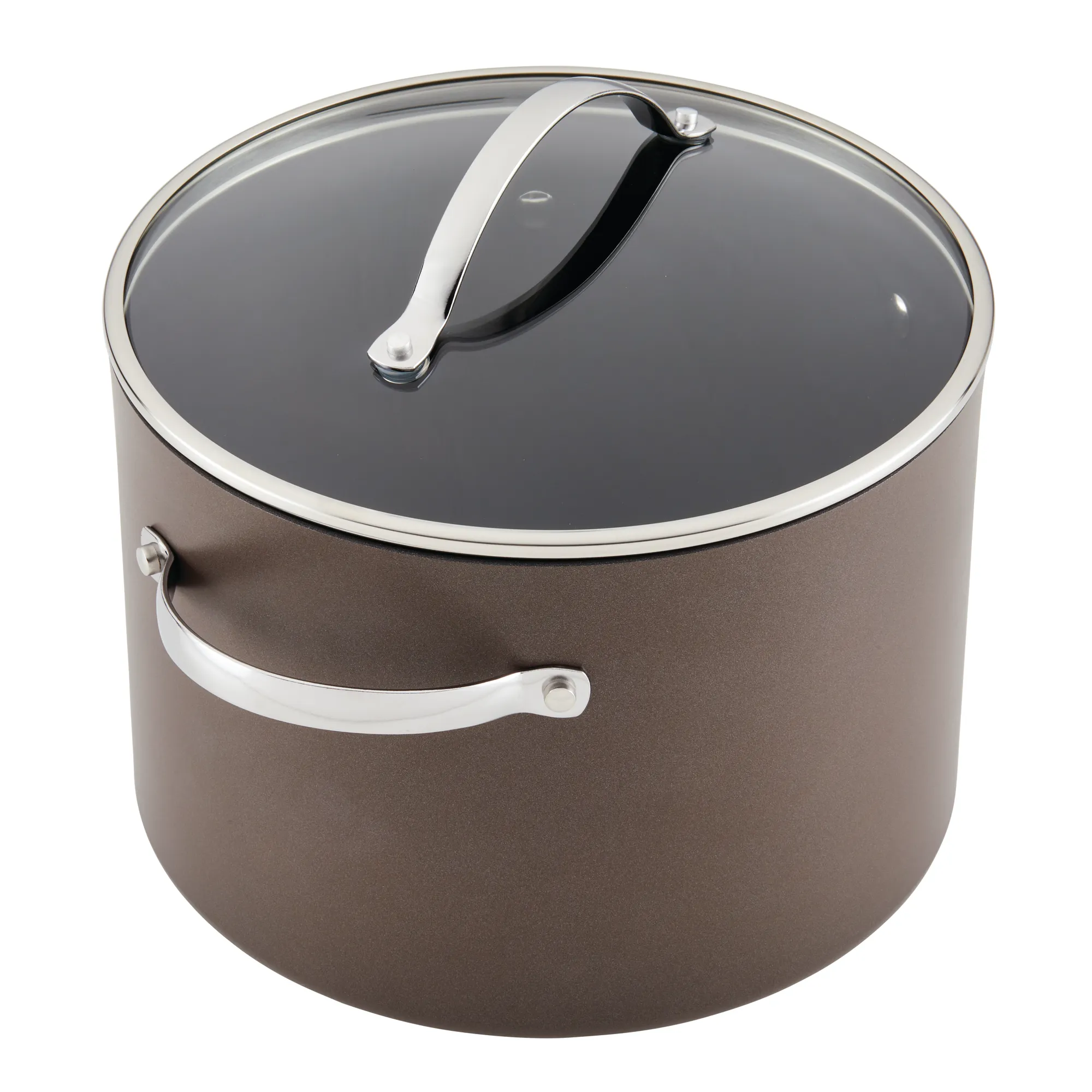 Hard-Anodized Nonstick 10-Qt. Stockpot with Lid