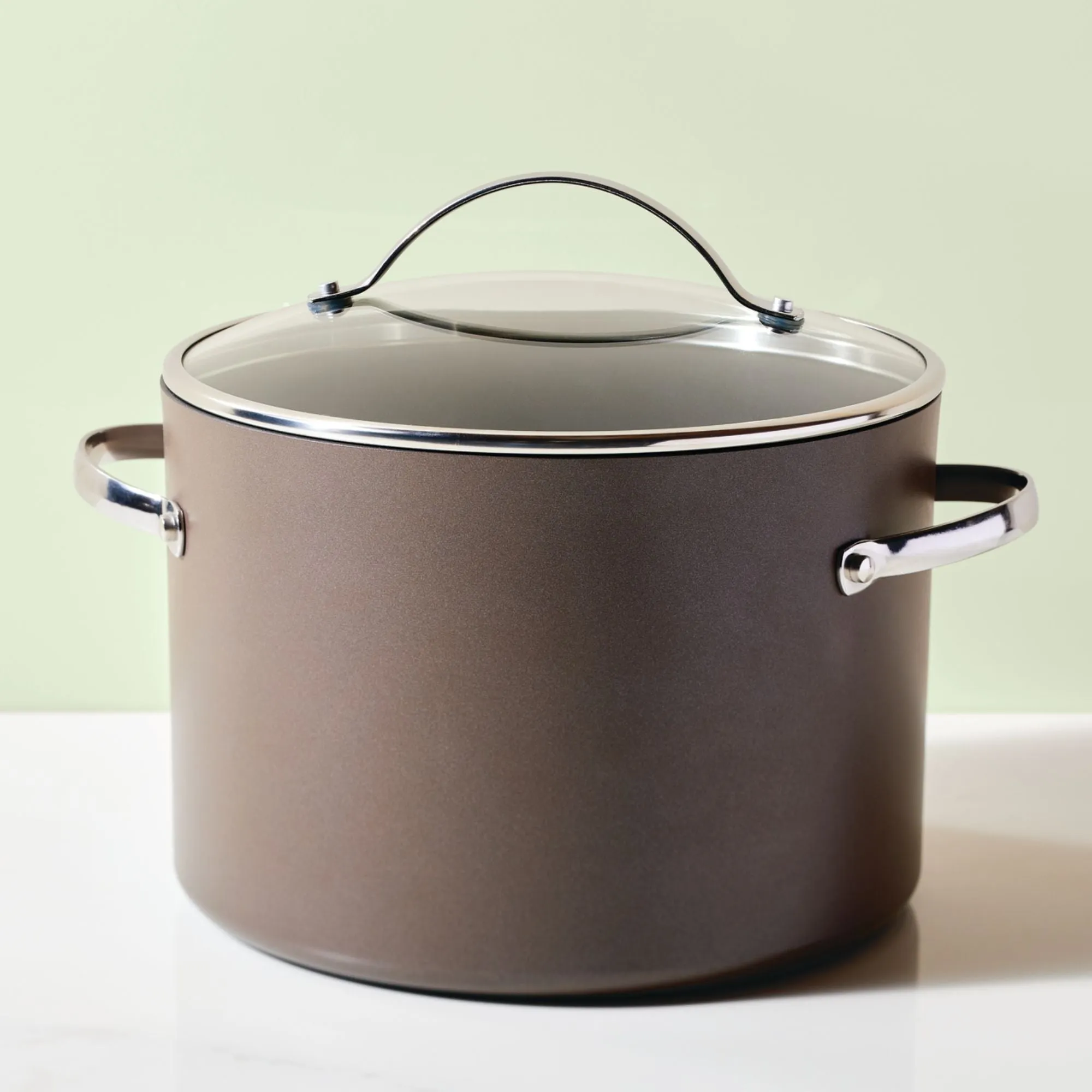 Hard-Anodized Nonstick 10-Qt. Stockpot with Lid