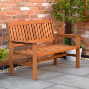 Hardwood 2 Seater Wooden 4ft Garden Bench