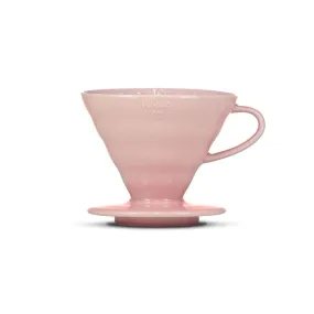 Hario V60 Ceramic Coffee Dripper Pink - Size 02