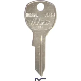 ILCO National Nickel Plated File Cabinet Key, NA14 (10-Pack)