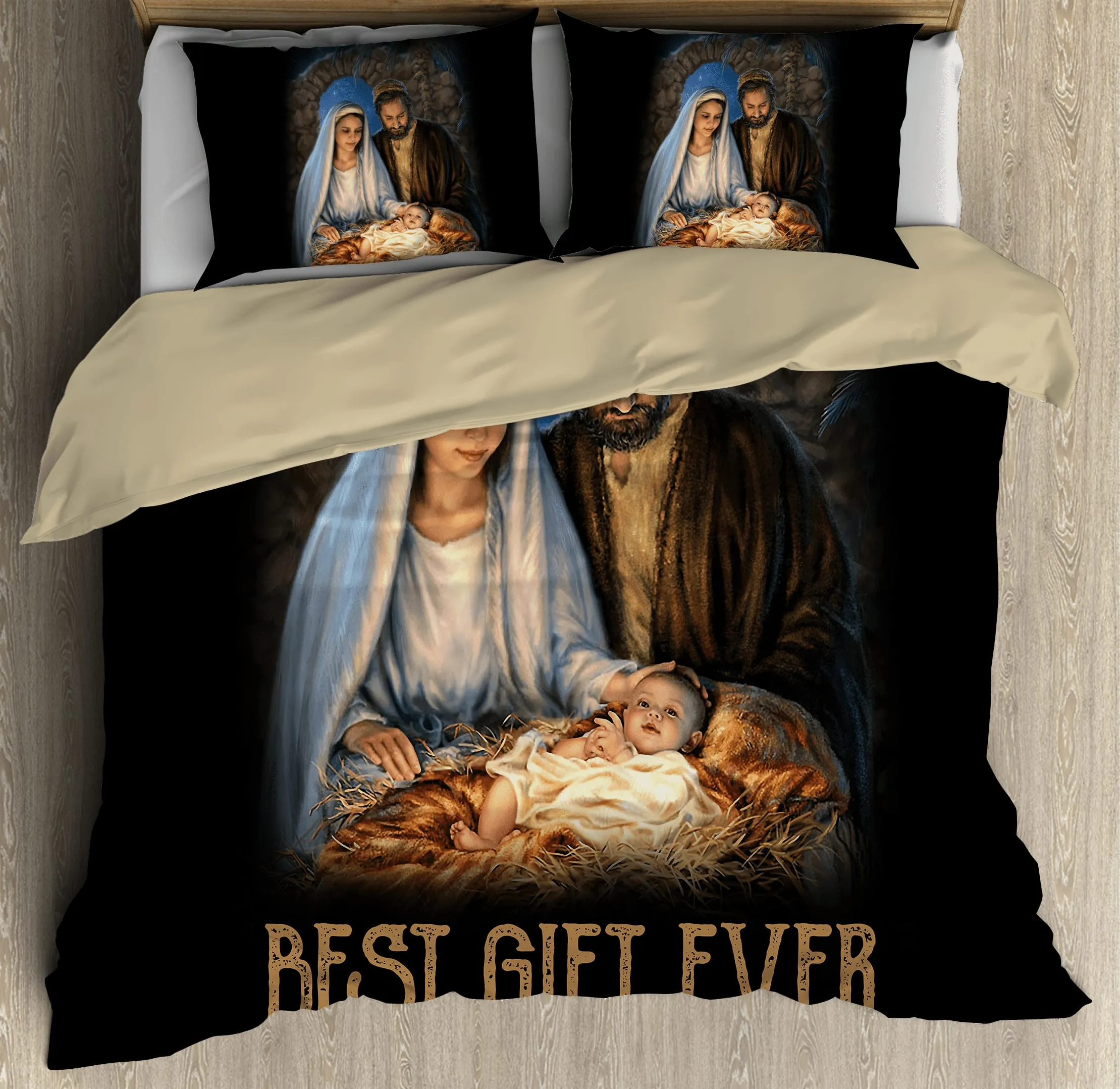 Jesus Best Gift Ever Jesus Bedding Set - Christian Bedding Sets