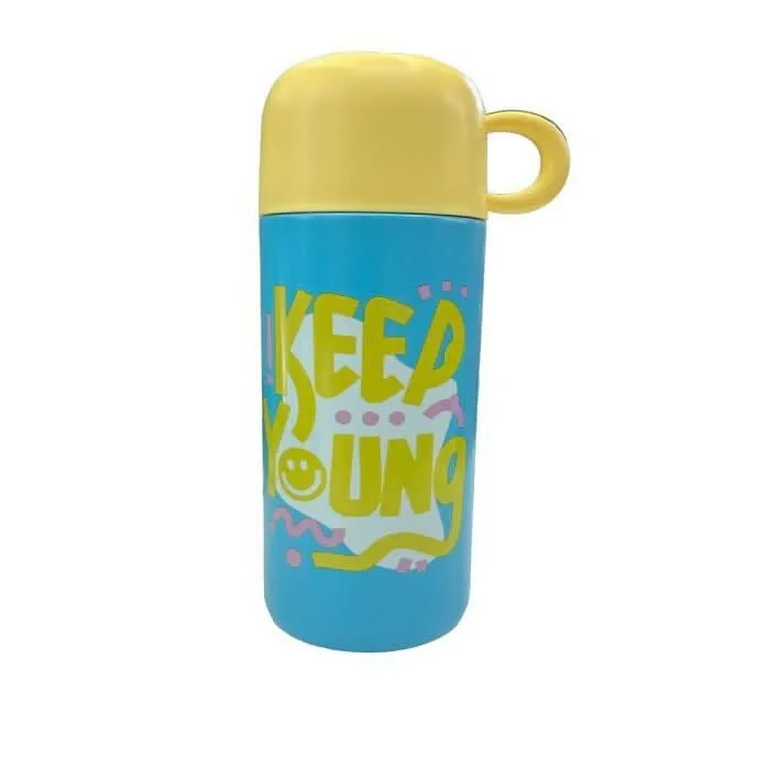 Keep Young Printed Vacuum Flask Bottle (500ml,Multi Colours)