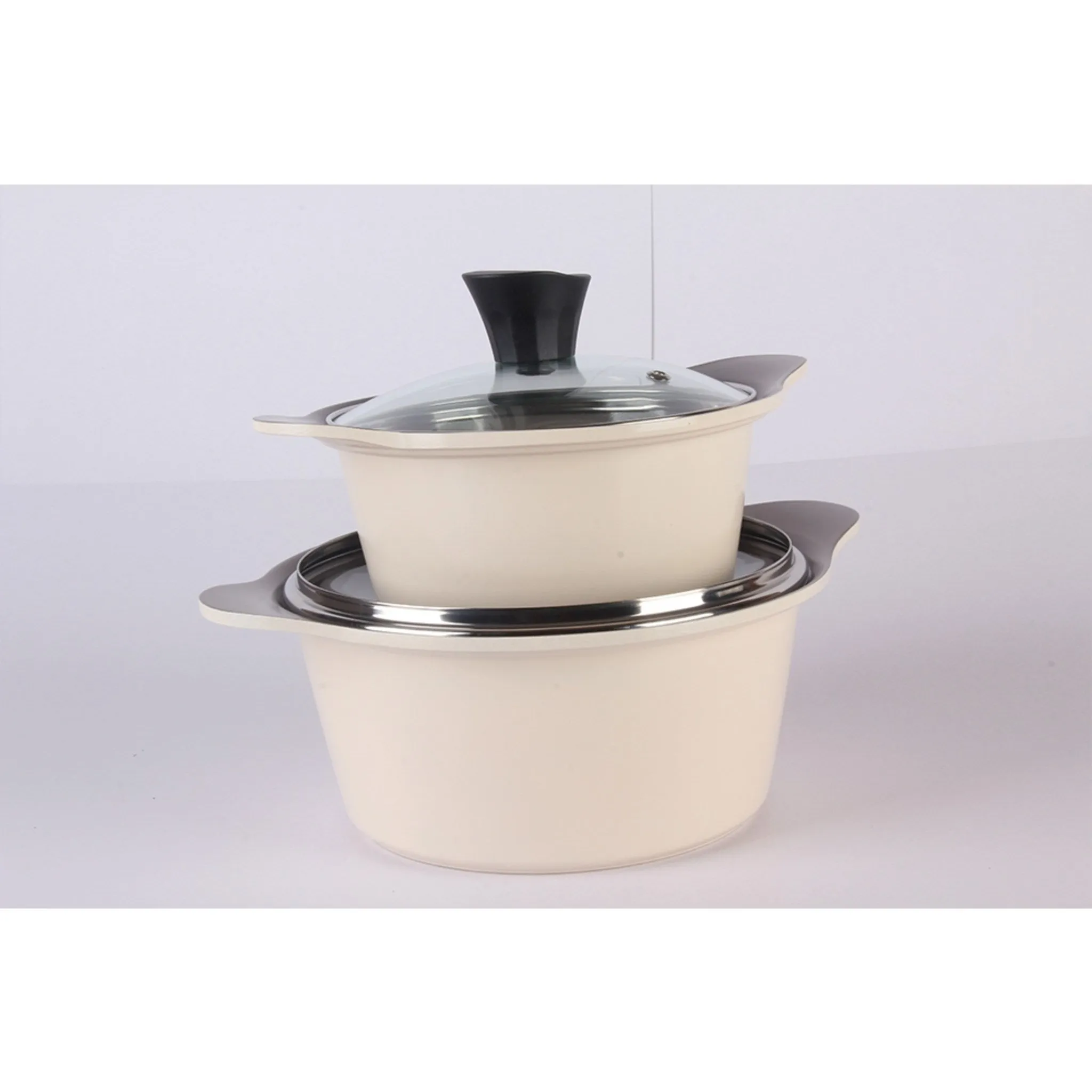 Kitchenwell Velos Ceramic Coating Pot Set - 3 Piece Set - 🏆 #30 - Kitchen Essentials - Best of December