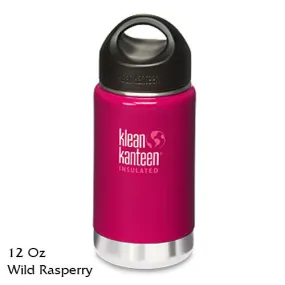 Klean Kanteen Insulated Stainless-Steel Wide-Mouth Bottle with Loop-Top Cap - 12 fl. oz.