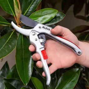 Kleva Quality Ratchet Pruning Shears With Easy Grip Squeeze & Release Handles