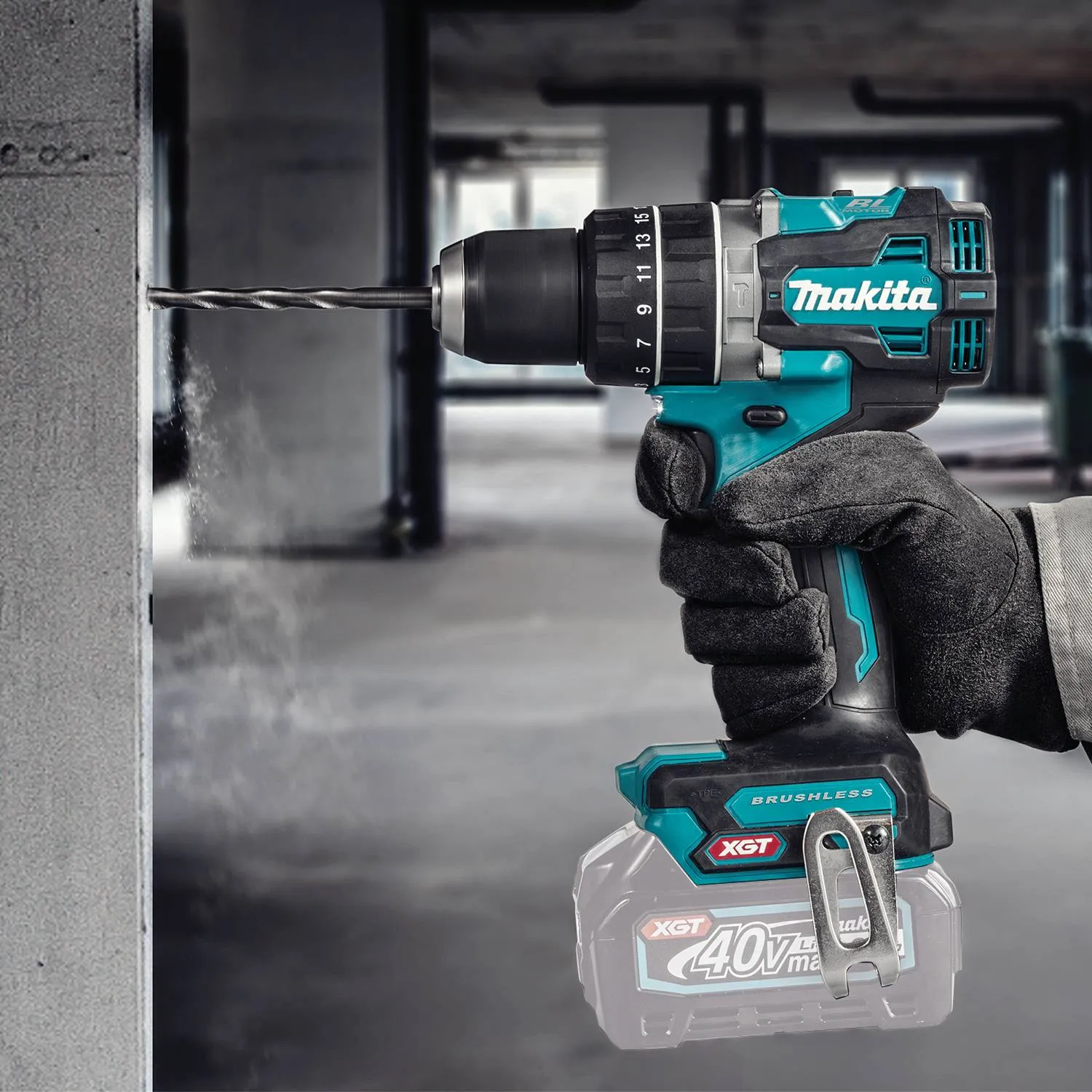 Makita (GPH02Z) 40V max XGT® Compact Brushless 1/2" Hammer Driver‑Drill, Tool Only