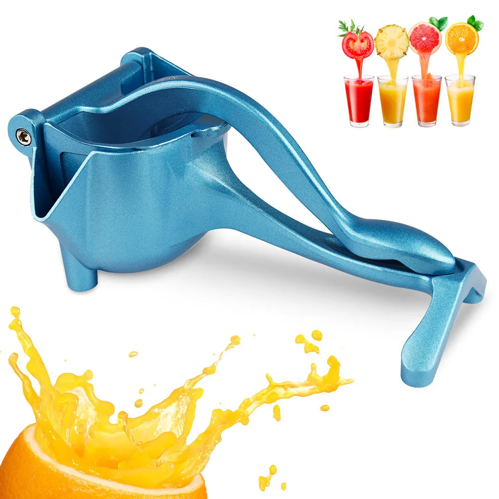 Manual Citrus Juicer, Hand Press Lemon Squeezer, Heavy Duty Juice Metal Aluminum Alloy Squeezer for Lime Orange Apple Fruit, Amazon Banned