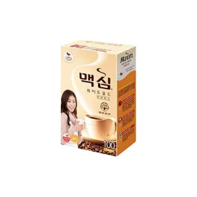 Maxim White Gold Instant Coffee - 100 Pieces | Premium Korean Maxim Coffee White Gold