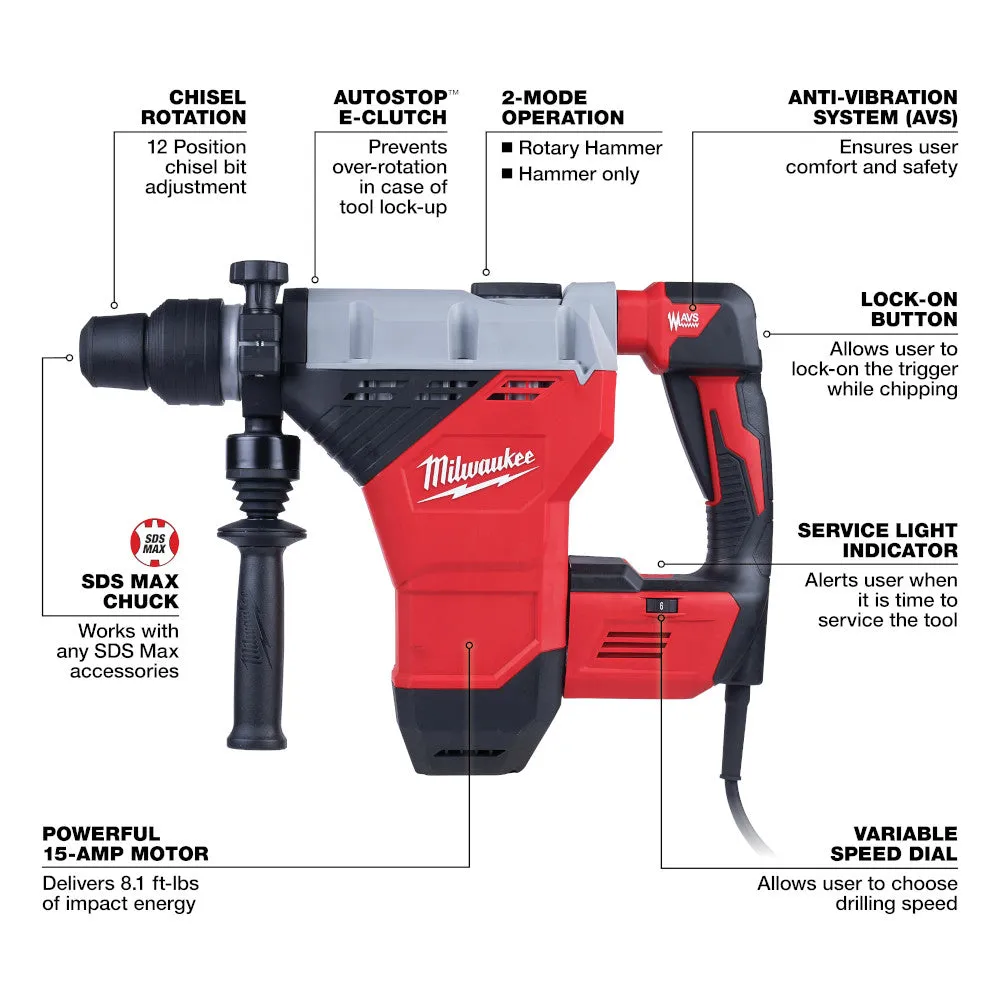 Milwaukee 5546-21 1-3/4" SDS MAX Rotary Hammer