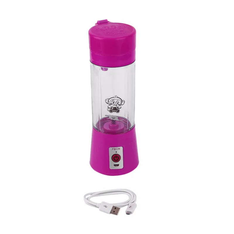 Mini Portable USB Rechargeable Smoothie Electric Fruit Juicer Machine