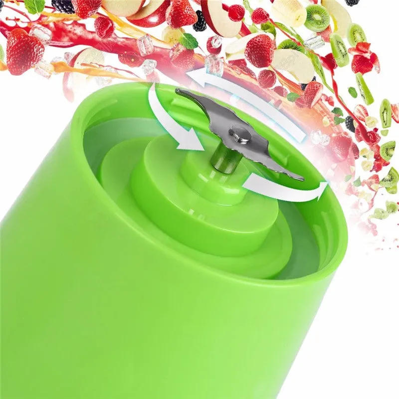 Mini Portable USB Rechargeable Smoothie Electric Fruit Juicer Machine