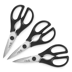 MIU Come-Apart Kitchen Shears, 3 Pack