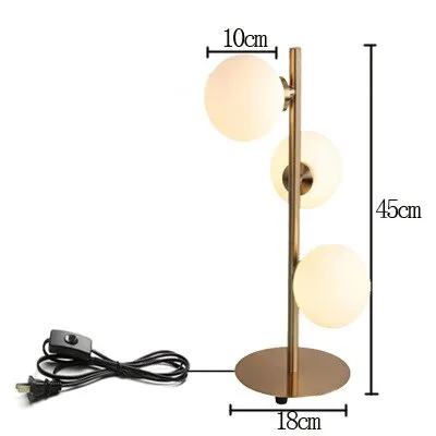 Nordic Led Floor Lamp Fashion Simple Glass Ball Floor Lamps for Living Room Decoration Lights Bedroom Warmth G4 Standing Lamp