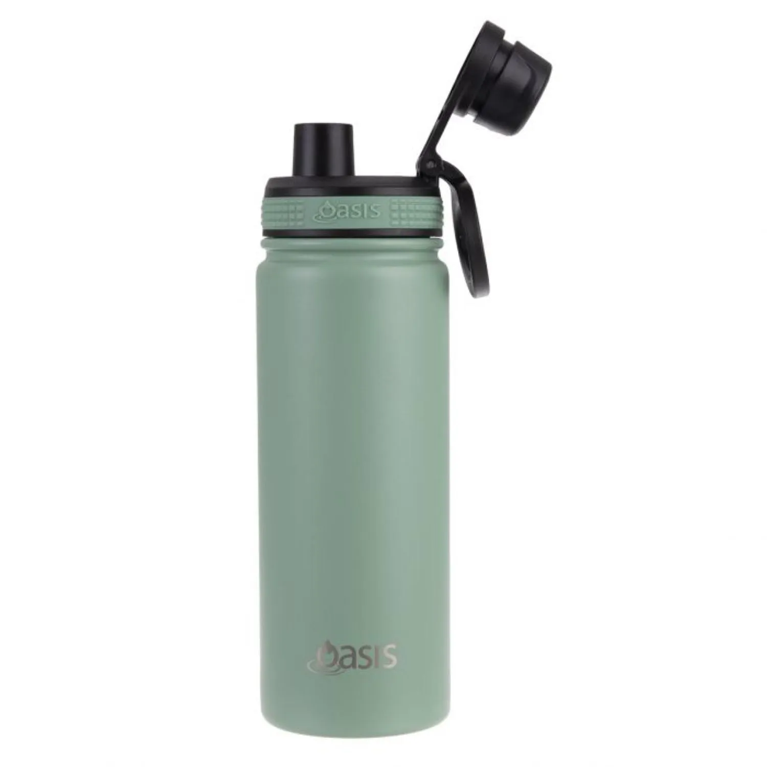 Oasis Stainless Steel Insulated Sports Water Bottle with Screw Cap 550ML