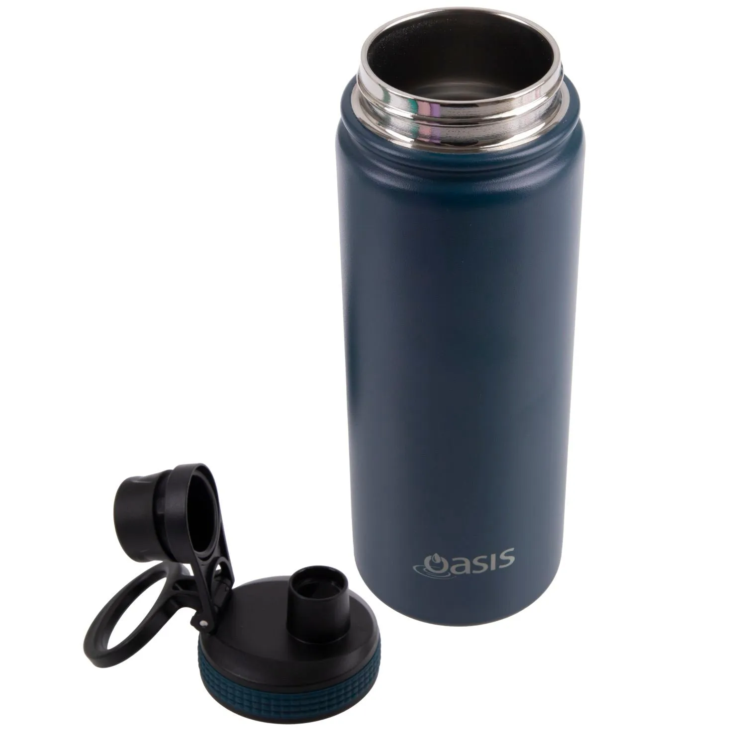 Oasis Stainless Steel Insulated Sports Water Bottle with Screw Cap 550ML