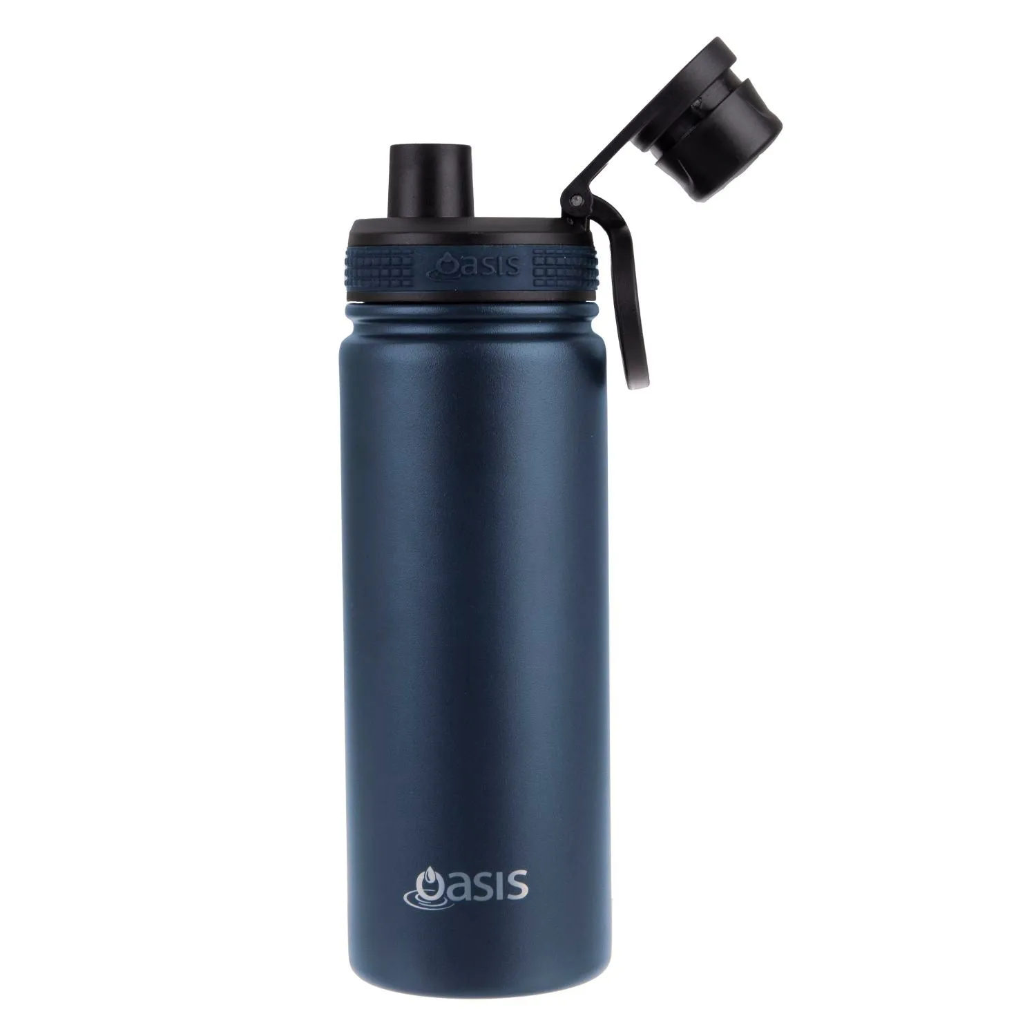 Oasis Stainless Steel Insulated Sports Water Bottle with Screw Cap 550ML