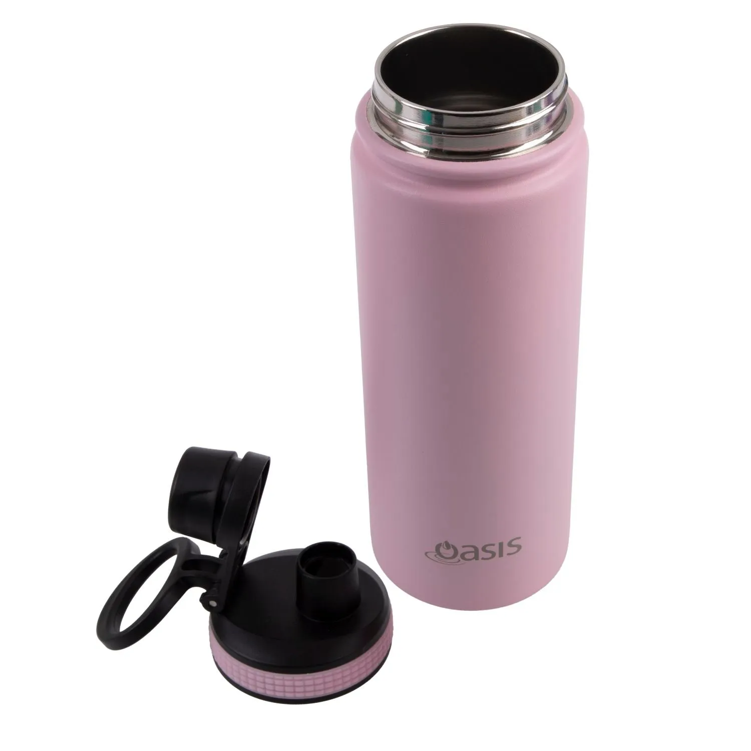 Oasis Stainless Steel Insulated Sports Water Bottle with Screw Cap 550ML