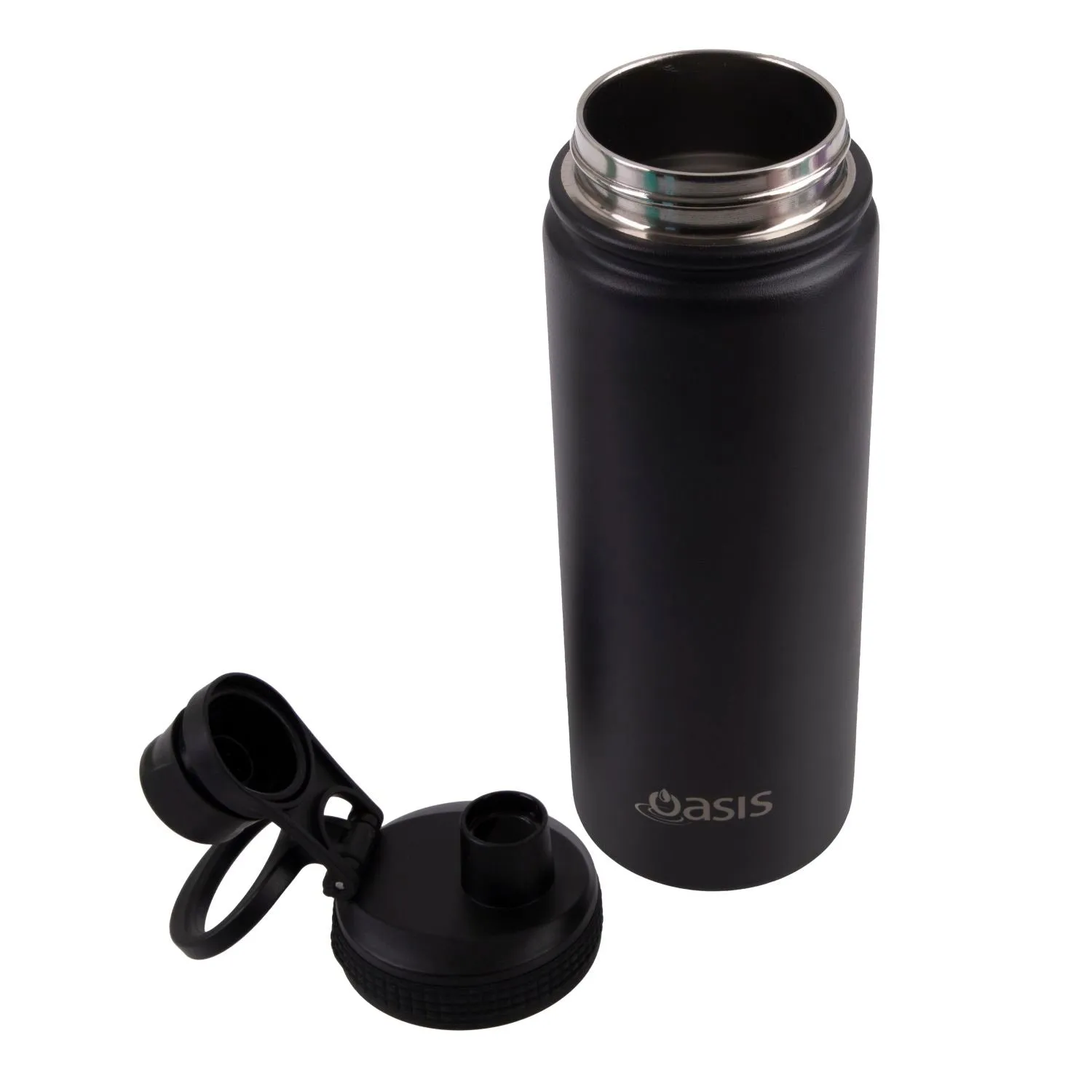 Oasis Stainless Steel Insulated Sports Water Bottle with Screw Cap 550ML