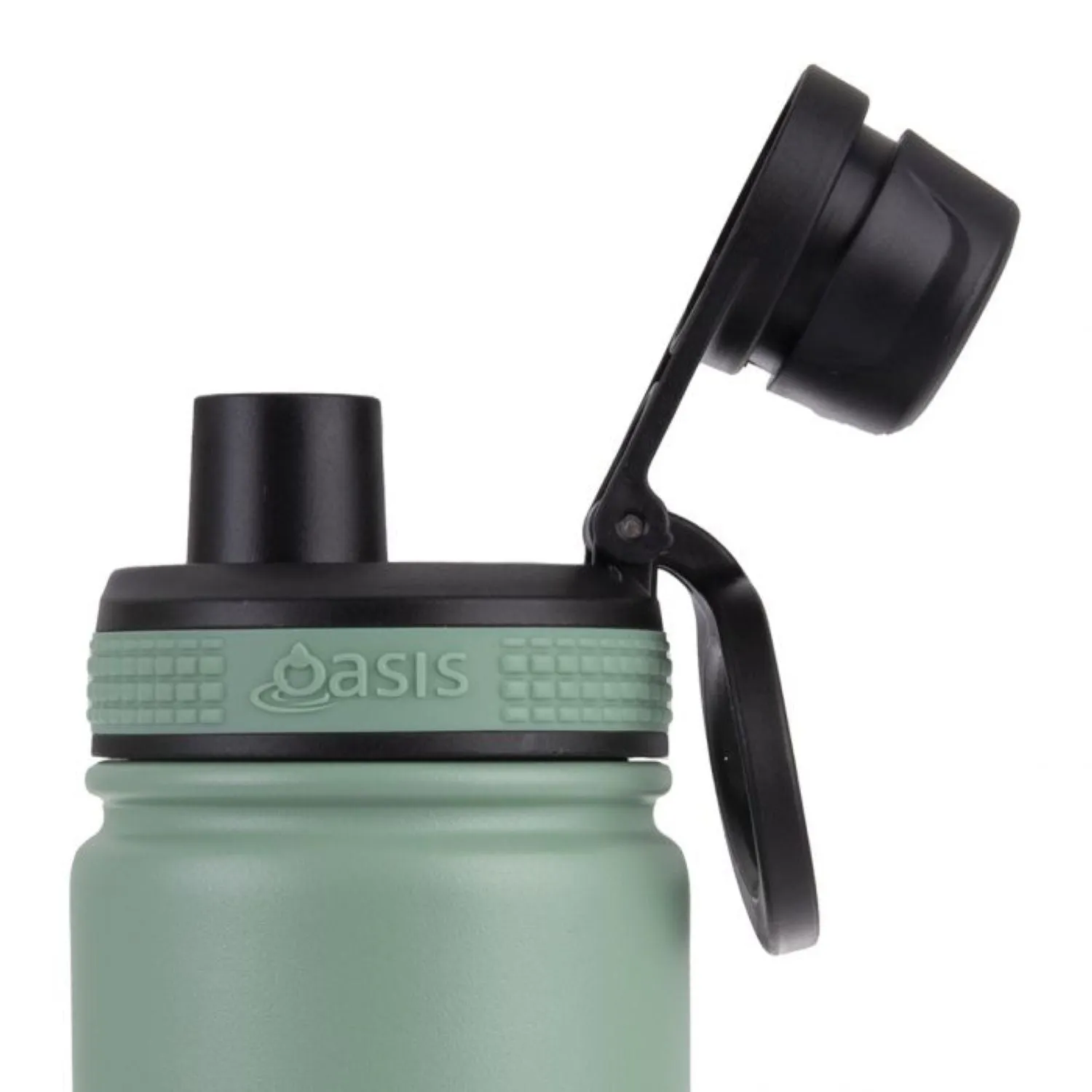 Oasis Stainless Steel Insulated Sports Water Bottle with Screw Cap 550ML