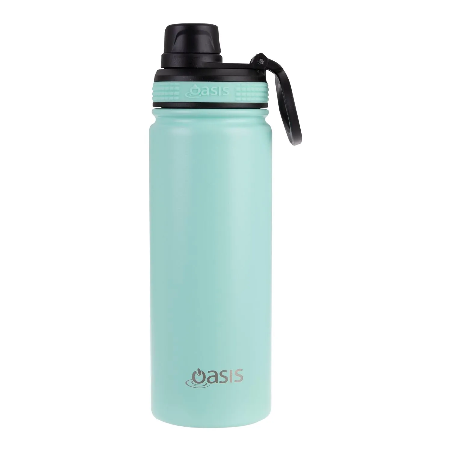 Oasis Stainless Steel Insulated Sports Water Bottle with Screw Cap 550ML