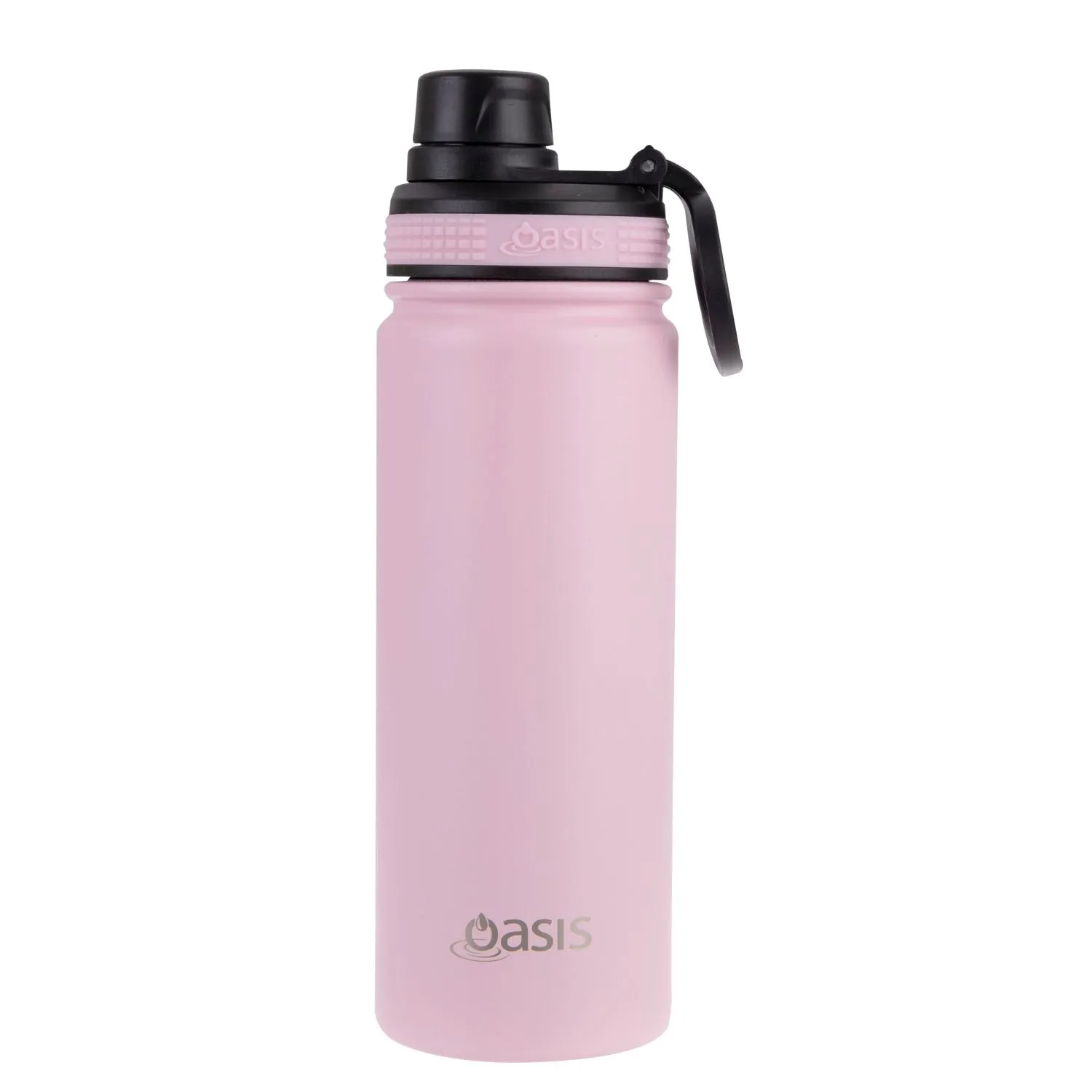 Oasis Stainless Steel Insulated Sports Water Bottle with Screw Cap 550ML