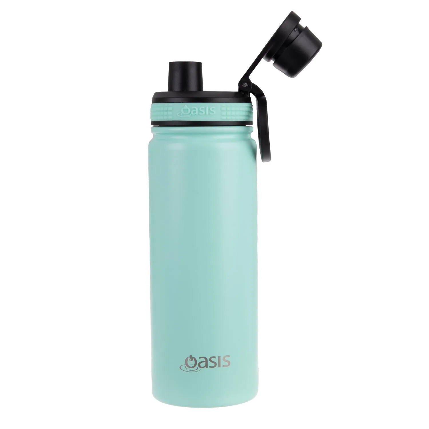 Oasis Stainless Steel Insulated Sports Water Bottle with Screw Cap 550ML