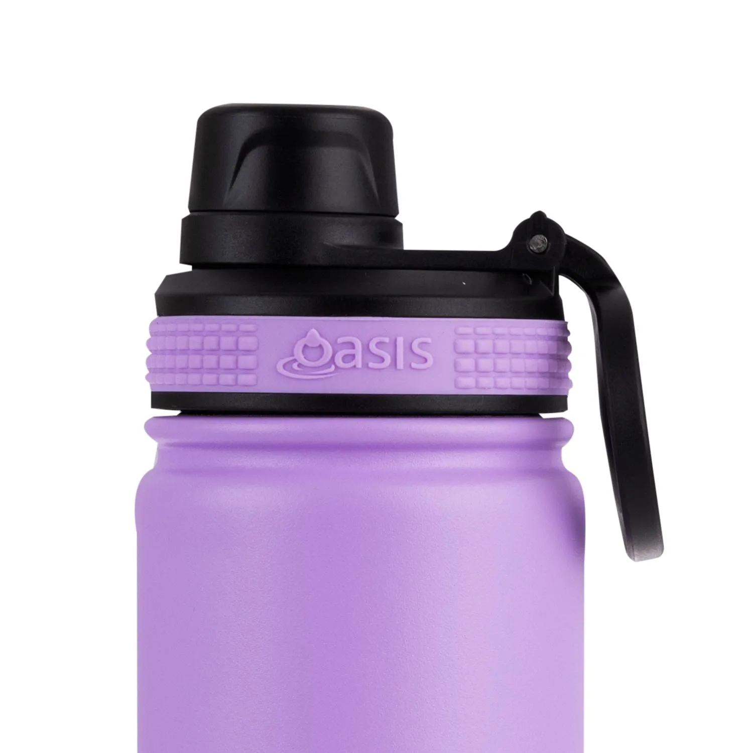 Oasis Stainless Steel Insulated Sports Water Bottle with Screw Cap 550ML