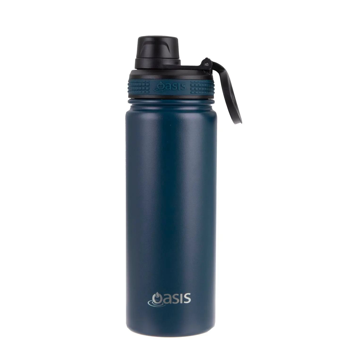 Oasis Stainless Steel Insulated Sports Water Bottle with Screw Cap 550ML