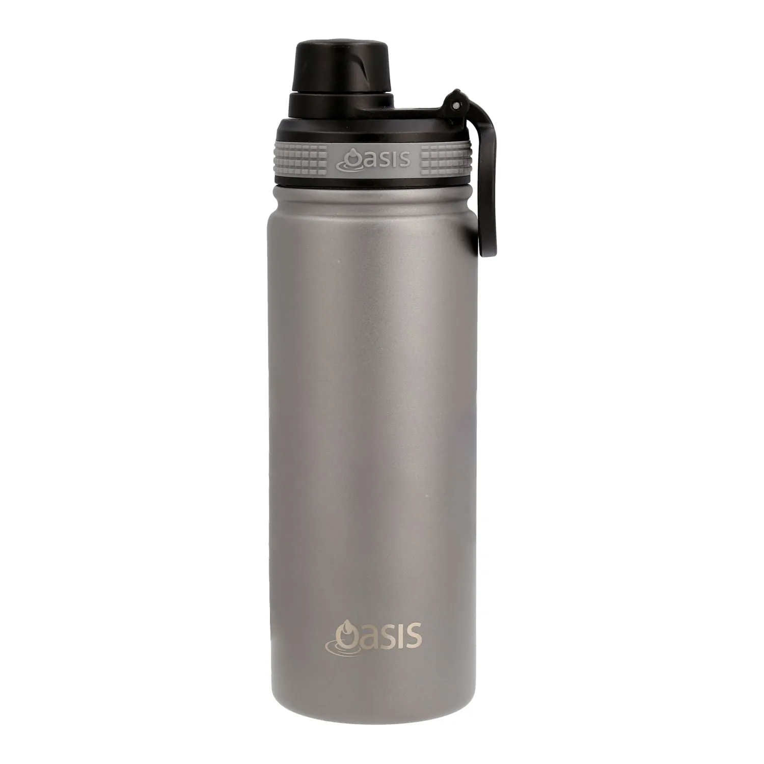 Oasis Stainless Steel Insulated Sports Water Bottle with Screw Cap 550ML