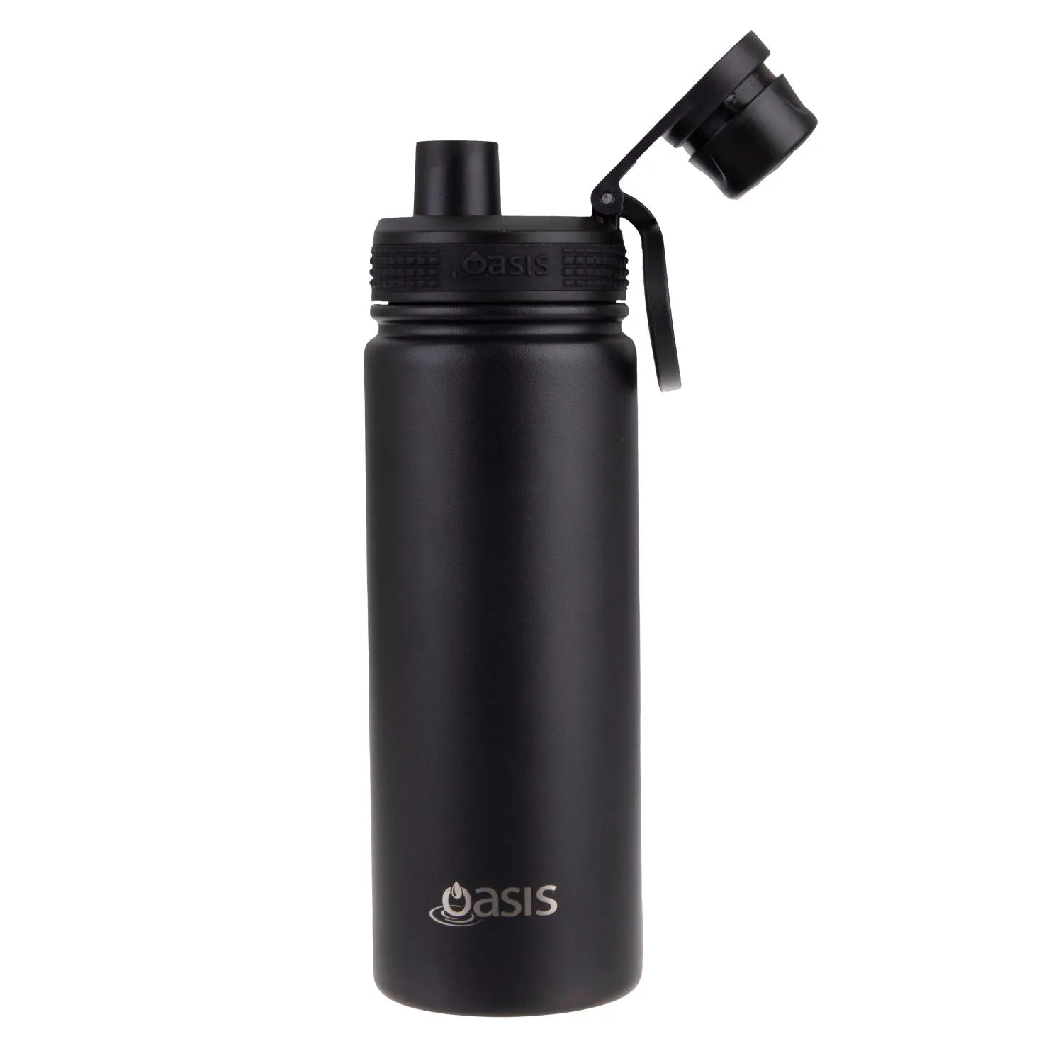 Oasis Stainless Steel Insulated Sports Water Bottle with Screw Cap 550ML